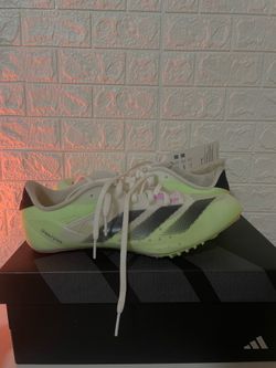 Adidas Sprintstar multicoloured track spikes, Size US 9