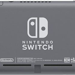Nintendo Switch Lite Handheld Console - Gray -  Slightly Used