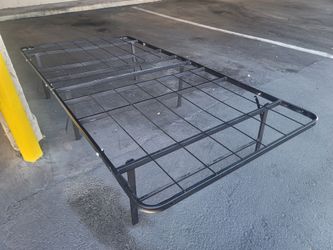 Black Metal Platform Bed Frame