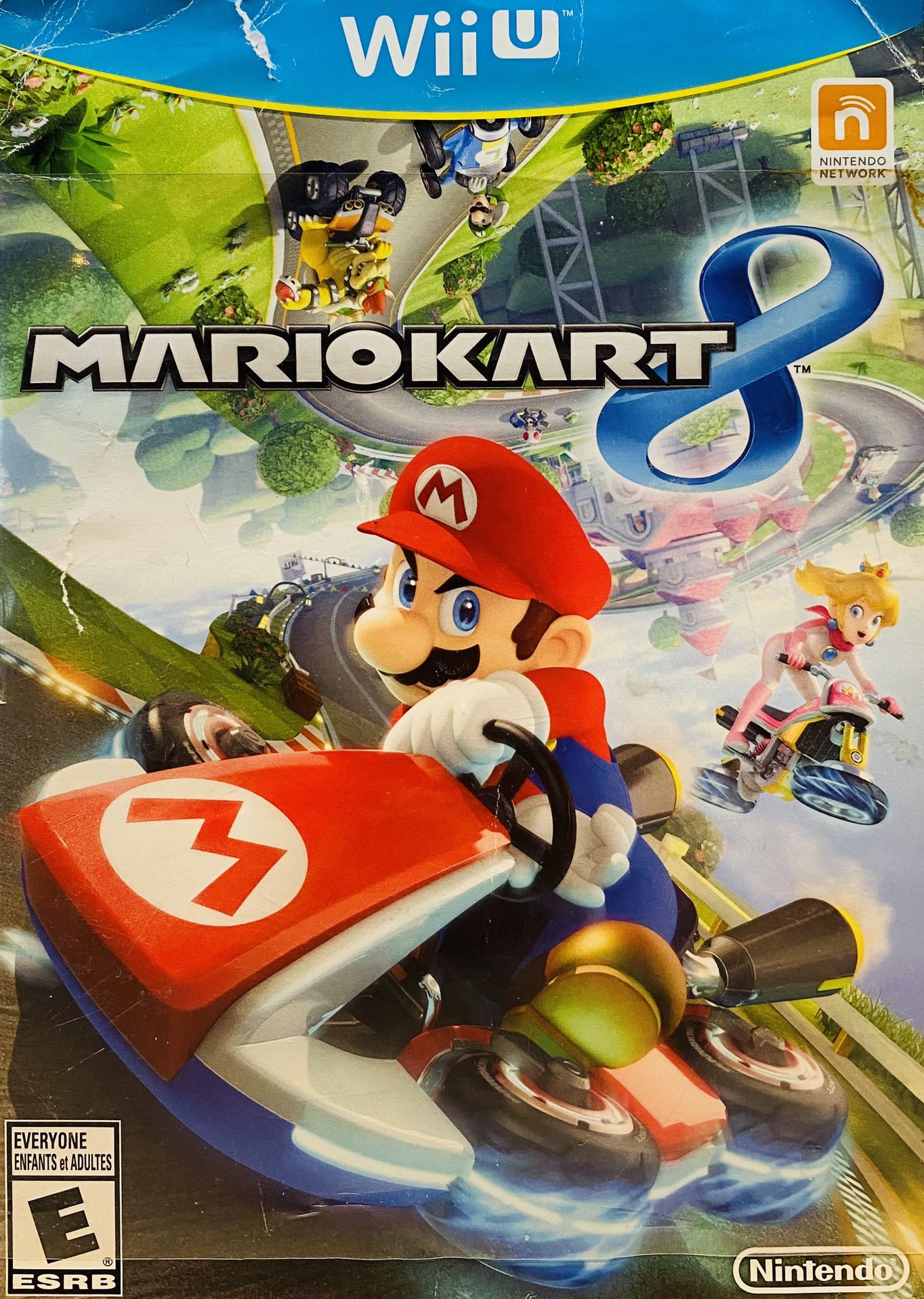 Mario Kart 8 Nintendo Wii U Console Game Complete Manual CIB Tested Disc Works