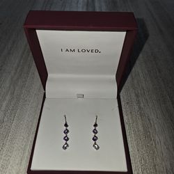 Amethyst earrings