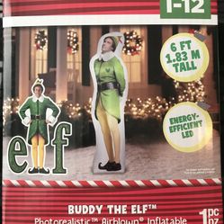 Elf Christmas Blow Up Decoration 