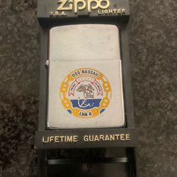 Zippo 1992 USS Nassau LHA 4 Navy Lighter 