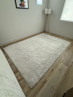 White Rug 8x10