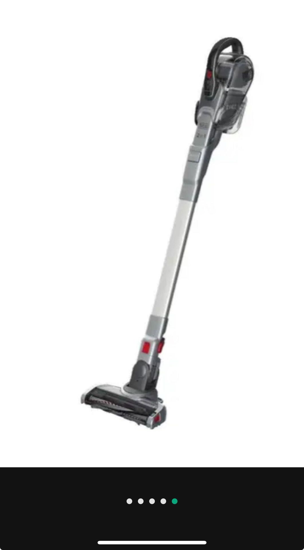 Black+Decker PowerSeries 2-in-1 Cordless Stick Vacuum Rechargeable Lithium Ion