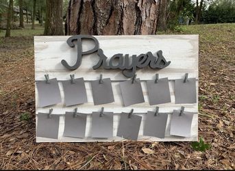 Hand Cut Prayer Board