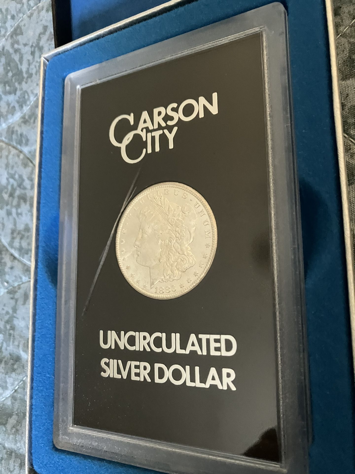 Officially Sealed Carson City 1883 Mint Morgan Silver Dollar