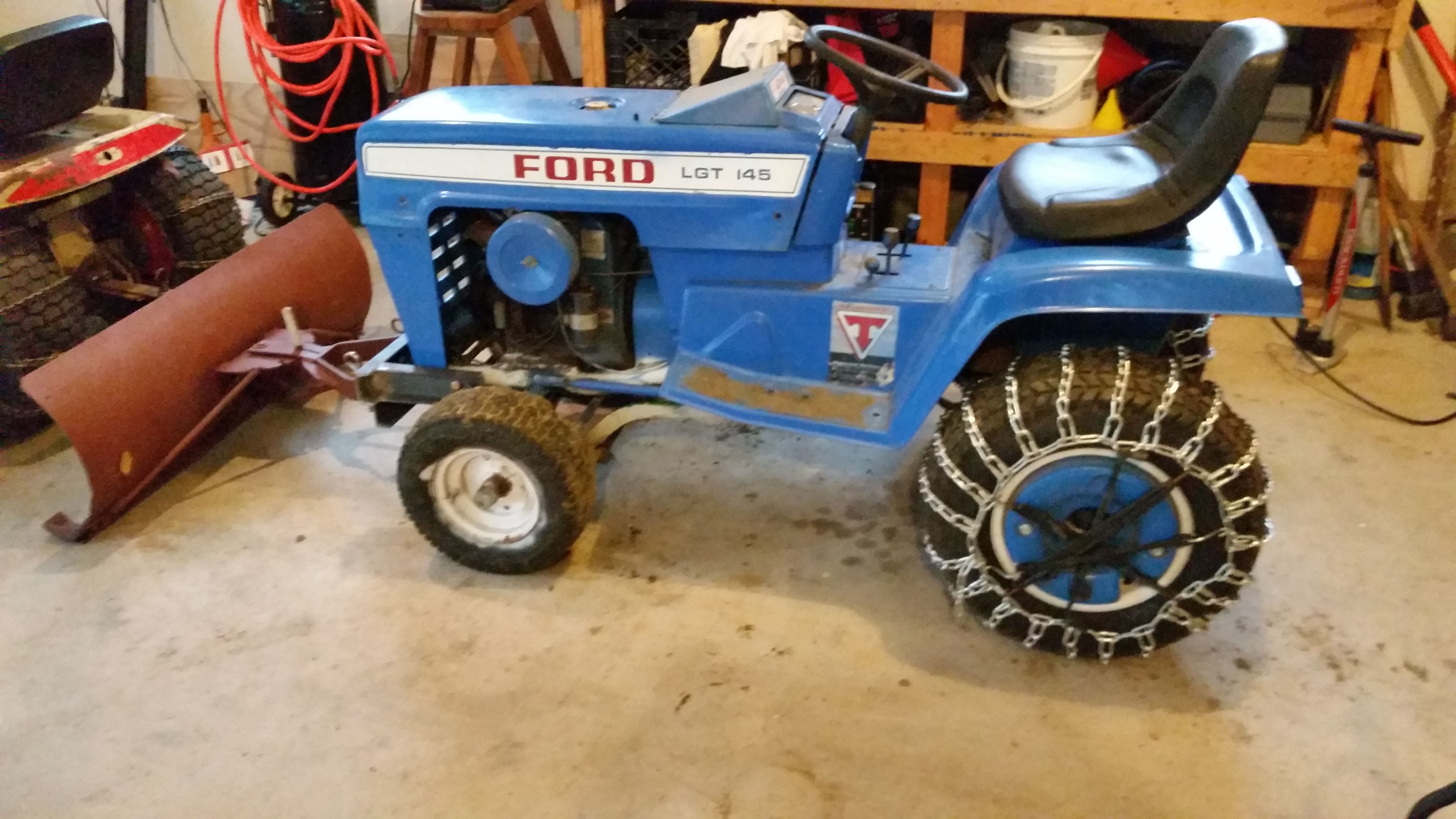 Ford lgt 145 garden tractor for sale sales