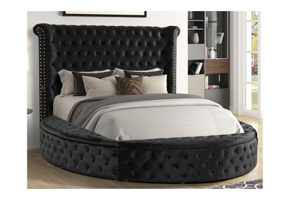 Black King Bed Frame (Free Delivery)