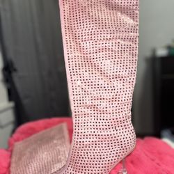 PINK BOOTS 8sz Fashion Nova 💕💕