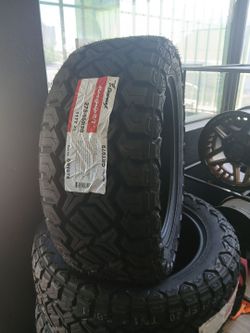 New set of tires 275 55 20 maxgrip xt