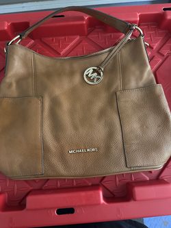 Michael Kors Brown Leather Shoulder Bag – Excellent Condition