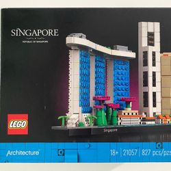 LEGO 21057 Architecture Singapore Model Building Set for Adults, Skyline Collection, Collectible Crafts Construction, Home Decor Gift Idea