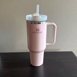 Pink 40oz Stanley Tumbler 