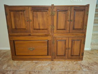 Wood shelving units