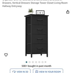 Dresser with 4 Storage Drawers 