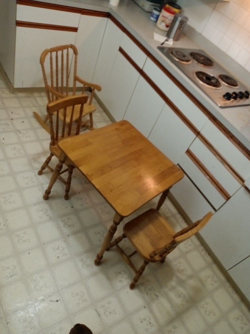 Kids Table W/ Chairs