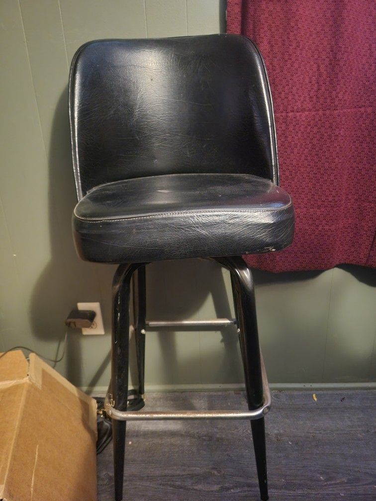 Leather Bar Stool