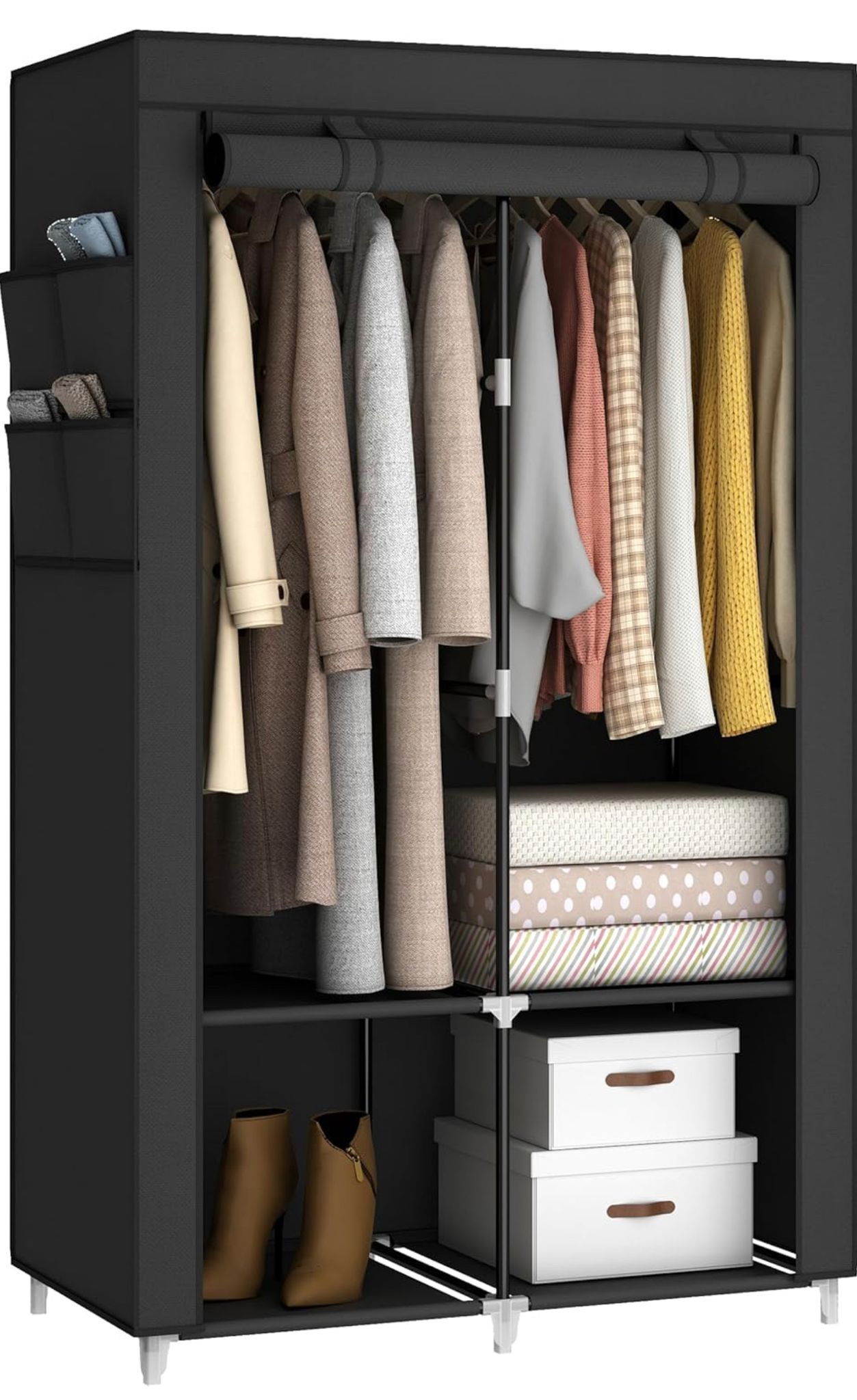 Portable Closet for Small Room, Clothes Organizer