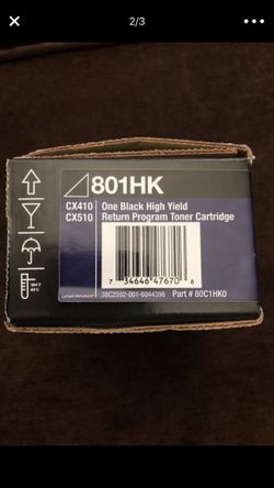 Lexmark 801HK CX410 CX510 black ink