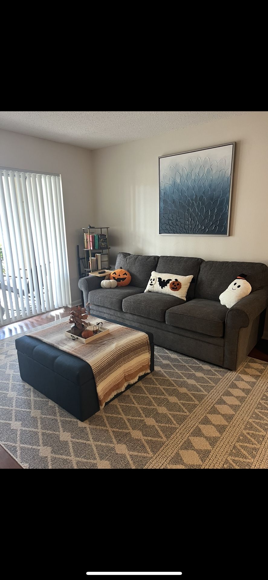 La-Z-Boy Fabric Sofa + Ottoman For Sale! 