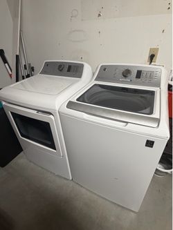 GE High Efficiency Washer and Dryer