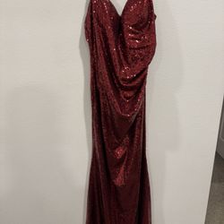 Ever Pretty - Red Sequence Dress