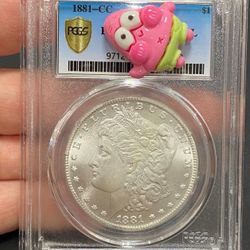 1881-CC Morgan Silver Dollar PCGS Rating