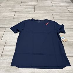  Nike AeroSwift Dri-FIT ADV Short-Sleeve Running Shirt HJ3377-451 Men’s size Medium navy