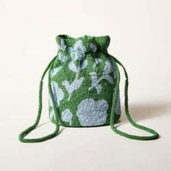 Kate Spade x Target Beaded Classic Rose Drawstring Bucket Bag