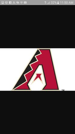 Dbacks vs White Sox Wed May 24. Lower level