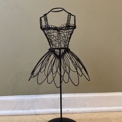 Wire Dress Form Jewelry Stand. ITEM STILL AVAILABLE 