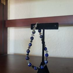 Lapis & Hematite Braclet