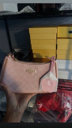 Pink coach bag
