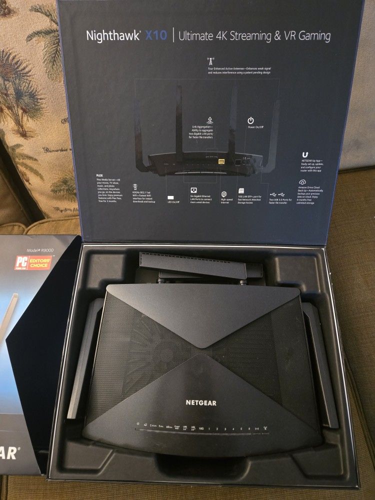 NETGEAR Nighthawks X10 AD7200 Smart Wireless Router