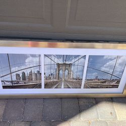 Bridge Picture Wallpaper Picture Frame Neutral