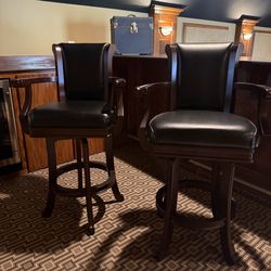 Swivel bar stools