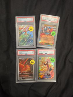Psa slabs pokemon and one piece