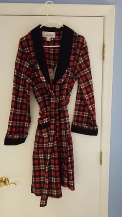 New! Plaid Vintage Housecoat
