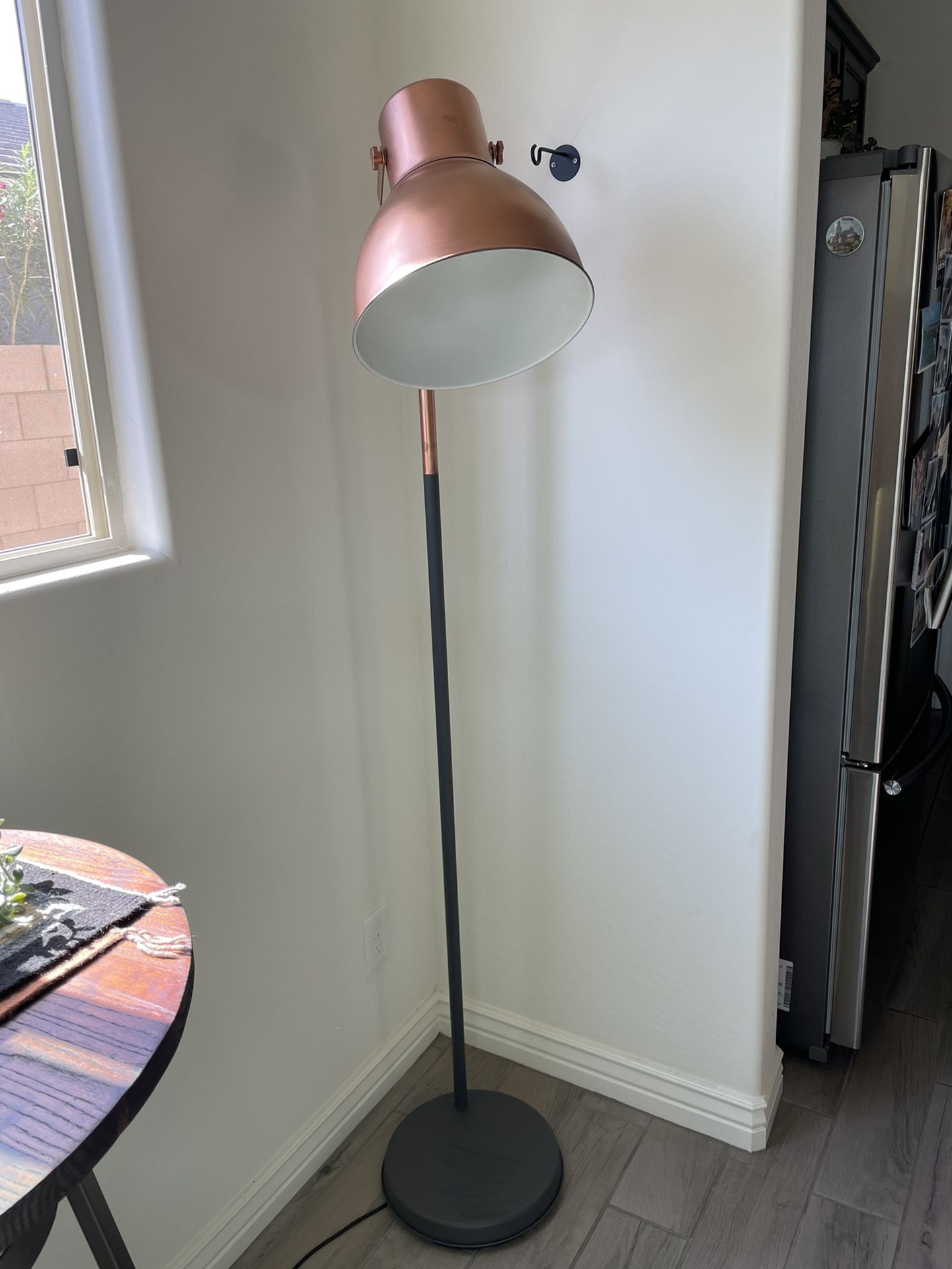 IKEA Hektar Floor Lamp - Custom Painted - Copper Paint Accent - Black - Barely Used - Like New for Sale in Phoenix, AZ - OfferUp