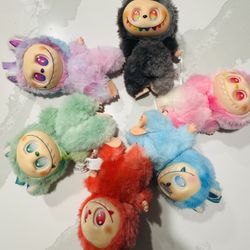 6 Different Colors Monster Plushies 