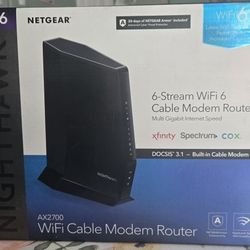 AX2700 WiFi Cable Modem Router (CAX30S