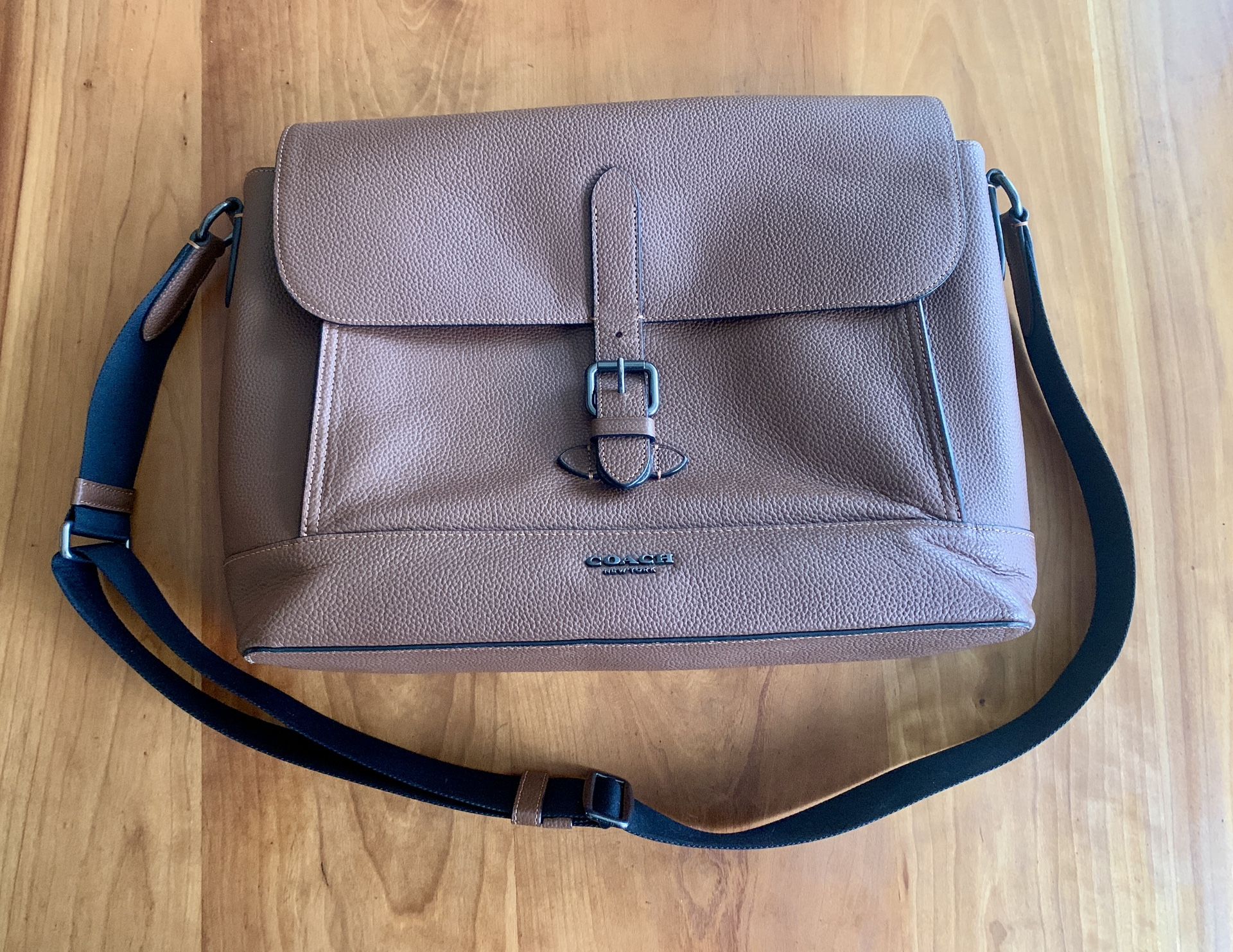 Coach Hudson Messenger Bag - Brown Leather