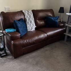 Leather Recliner Sofa And Recliner Chair