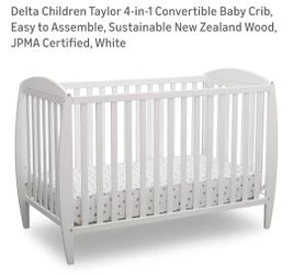 GRACO CRIB , DRESSER, and MATRESS.