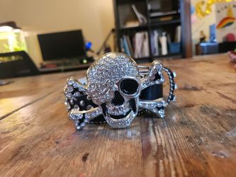 Hot Topic Skull Studded Belt XL