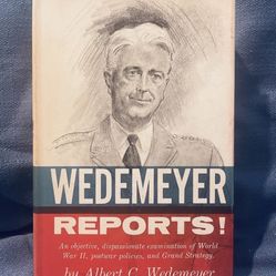 Wedemeyer Reports! : Albert Wedemeyer, 1959 1st Ed 5th Printing HCDJ, Henry Holt