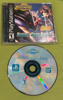 PS1 PlayStation Digimon Digital Card Battle CIB Complete