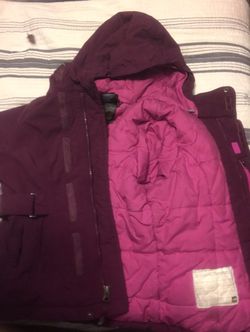 Girls north face coat size 6