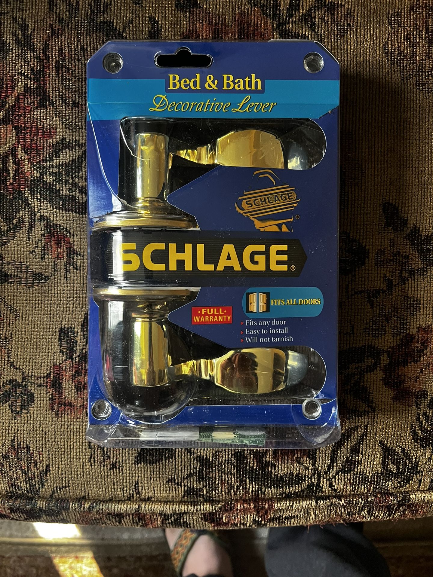 Door Knob Lever Style Lockset (NOS)